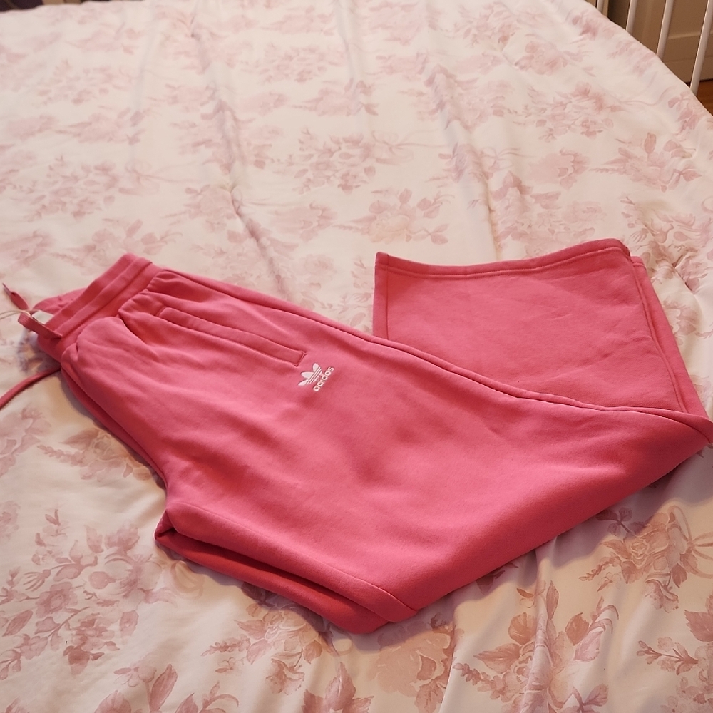Adidas Vibrant Pink Joggers